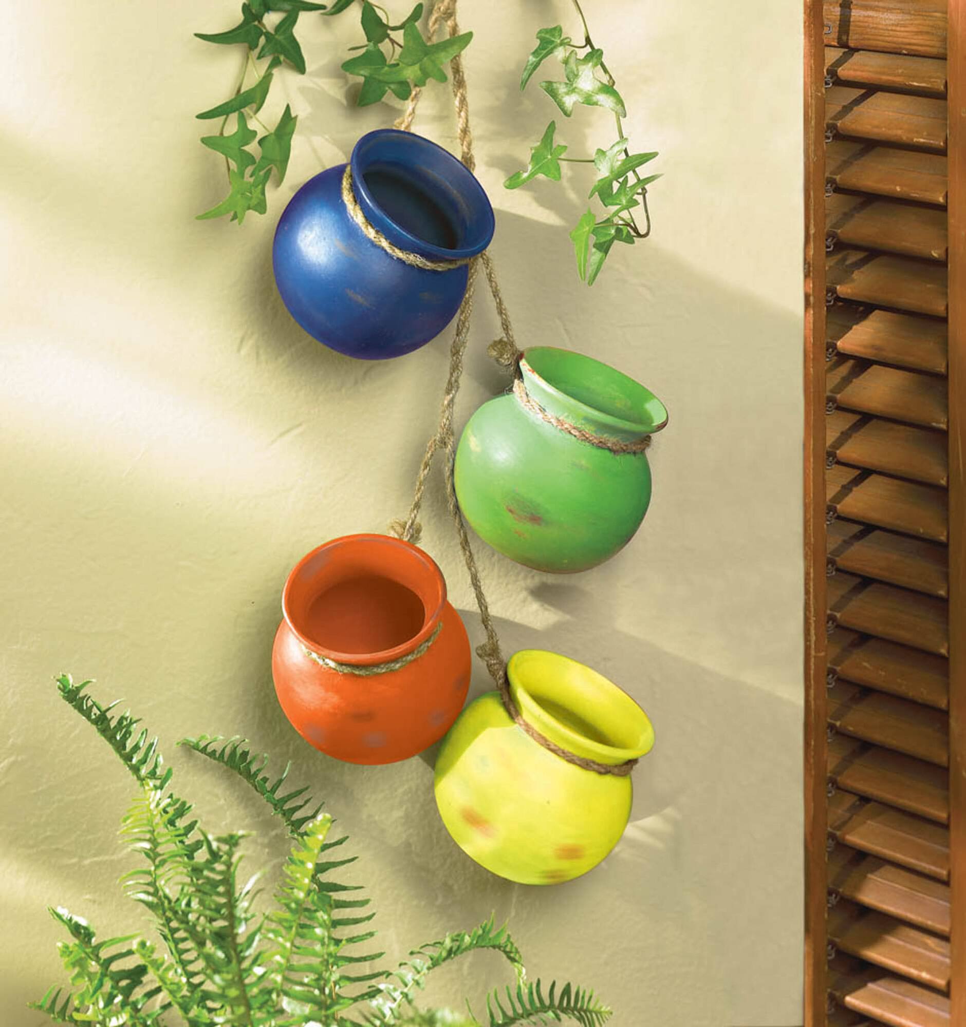 23" Fiesta Dangling Pots